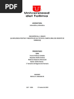 La Influencia Positiva y Negativas de Las TICS en El Campo Laboral Del Regente de Farmacia