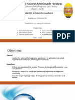 Procesos de Integracion Economica - Investigación