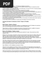 Crim Reviewer: Voluntary Surrender Confession of Guilt - People Vs Fontalba