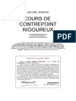 2011 - Michel Baron - Cours de Contrepoint Rigoureux PDF