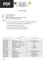 Encampment Activity Design