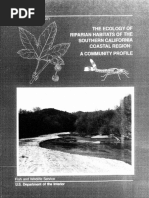 (Faber Et Al, 1989) The Ecology of Riparian Habitats of The Southern California Coastal Region A Community Profile PDF