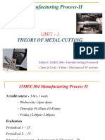 1-Theory of Metal Cutting PDF