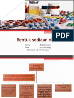 Bentuk Sediaan Obat