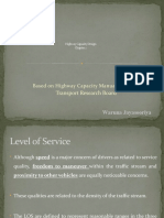 Transport Research Board: Based On Highway Capacity Manual 2000