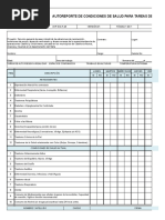 Autoreporte Condiciones de Salud