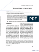 Toxicological Effects of Ethanol On Human Health: Farid Ahmed