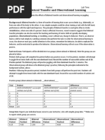 Lab 7b - Bilateral Transfer and Observational Learning