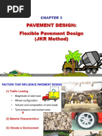 Pavement Design: Flexible Pavement Design (JKR Method)