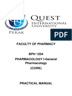 Pharmacology Practical Manual - Student Copy2