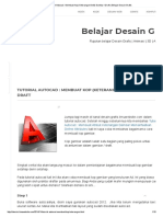 Tutorial Autocad - Membuat Kop (Keterangan Detil) Gambar - Draft - Belajar Desain Grafis