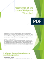 Presentation of The Current State of Philippine Watershed