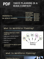 Workforce Planning in A Media Company