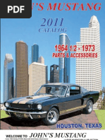 John's Mustang 2011 Classic Ford Mustang Catalog