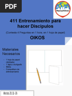 Entrenamiento 411 Oikos