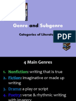 Genre Subgenre: Categories of Literature