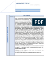 Laboratory Report: Data Collection Activity 1