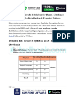 Detailed RBI Grade B Syllabus For Phase I Prelims 2018 Marks Distribution Expected Pattern 1