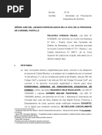 Escrito 03 Reitero Domicilio Real Del Demandado