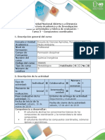 Guía de Actividades y Rúbrica de Evaluación - Tarea 3 - Compuestos Coordinados