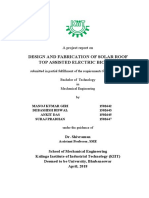 Solar Assisted Electric Bicycle Project Report