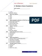 Questions Set: Multiple Choice Questions: Chapter 1: Overview of Business