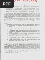 Prevention of Money-Laundering (Taking Possession of Attached or Frozen Properties Confirmed by The Adjudicating Authority) Rules, 2013