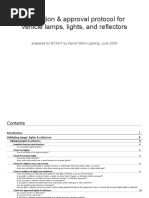 2009 Vehicle Lighting Protocol