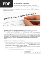 Free Rental Agreement PDF