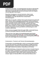 Shear Wave Elastography Materials & Study