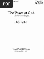 The Peace of God SSA Rutter PDF