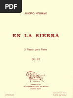 WILLIAMS, A. - en La Sierra Op. 32 PDF