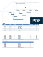 Project Timeline Template