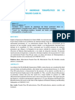 Diagnostico y Abordaje Terapeutico de La Maloclusión