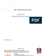 SDM 5001 Systems Architecture: Production Process Analysis