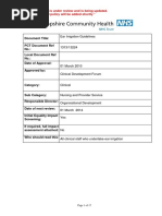 Ear Irrigation Guidelines