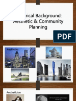 Historical Background and Aesthetics of Community Planning