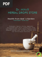 DR MITIC Herbal Drops Store Product Catalog ENGLISH 31.03.2019