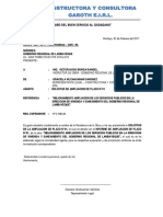 Informe Ampliacion de Plazo - Ampliacion de Los Servicios Publicos - Vivienda