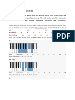 Melodic Minor Scales