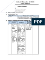 Sesión de Aprendizaje 25.03.2019