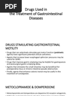 Drugs Used in The Treatment of Gastrointestinal Diseases