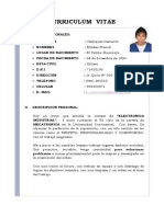 CURRICULUM VITAE Velasqeuez