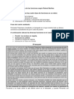 Análisis de Las Funciones Según Roland Barthes