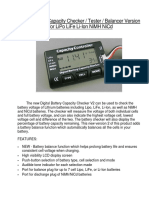 Digital Battery Capacity Checker