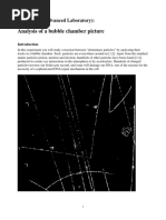 Analysis of A Bubble Chamber Picture: PHY 4822L (Advanced Laboratory)