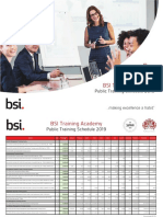 BSI Public - Training - 2019 PDF