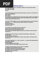 Computer Architecture MCQ