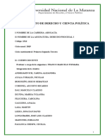 Derecho Procesal I - Programa 2019