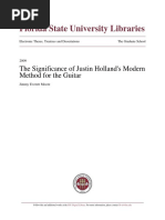 The Significance of Justin Holland's Modern Method For The Guitar PDF